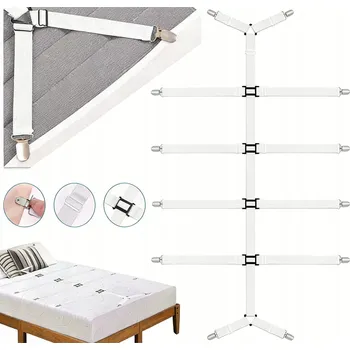 Prostěradlo NAPÍNÁK KLIP SPONY UPEVŇOVAČ PROSTĚRADLA DO 250 CM KŘÍŽOVÉ ZAPÍNÁNÍ