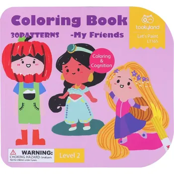 omalovánky Tookyland Moje první omalovánky Kamarádi Level 2