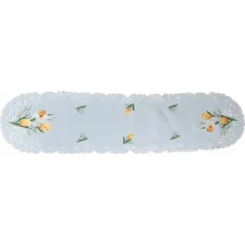 ubrus Jarní ubrus běhoun - 45x170 cm - svátky vzor květiny