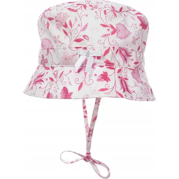 Klobouk Klobouk bucket se zavazováním a rostlinným motivem Doll, vel. 49