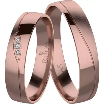 Prsten Hermiona Red - snubní prsteny z červeného zlata