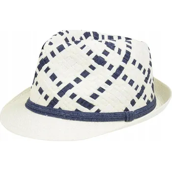 Klobouk Slaměný klobouk fedora ecru Döll, vel. 57