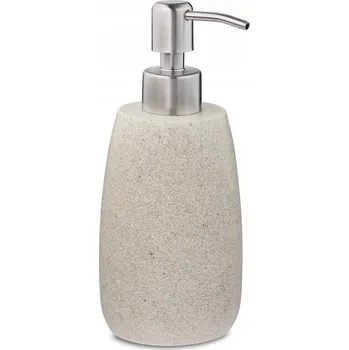 Dávkovač mýdla Ruční dávkovač mýdla stojací Relaxdays 300 ml hnědý