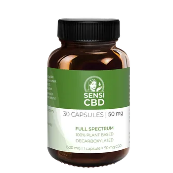 Doplněk stravy Sensi Seeds CBD kapsle 30 ks 1500 mg
