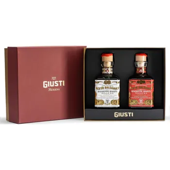 Ocet GIUSTI Modena 1605 Balzamikový ocet 2 & 3 GOLD MEDALS CUBICA 2 x 250 ml, Giusti - doprava zdarma od 2999 Kč