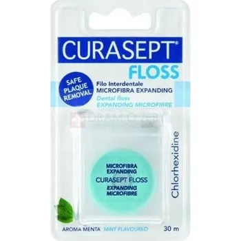Zubní nit Curasept Expanding Floss expandující dentální nit Mint 30 m