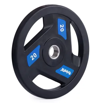 Olympijský kotouč TRINFIT TRI-GRIP pogumovaný 20 kg