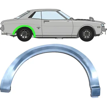 Blatník karosérie Lem zadního blatníku na Toyota Celica 1971-1978 / Pravá