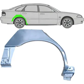Blatník karosérie Lem zadního blatníku / Pravá Mazda 626 1992-1997