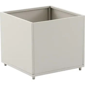 Květináč Sunfun Solo Květináč, 50 × 50 × 45 cm, ocel, béžový GFS20115Y-SOLO