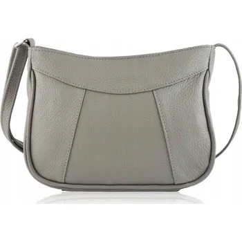 Kabelka Paolo Peruzzi kabelka přes rameno přírodní kůže šedá