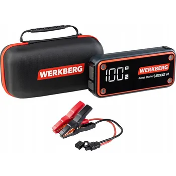 Powerbanka Startovací zařízení BOOSTER WERKBERG 6000A Powerbanka 36000mAh 12V