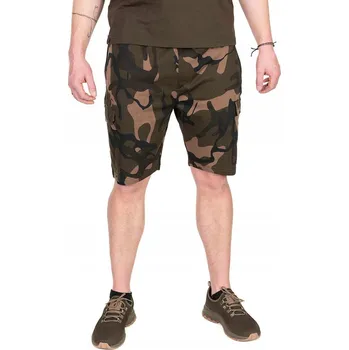 Kraťasy Rybářské Pánské Maskáčový Fox Lw Camo Jogger Shorts vel. L