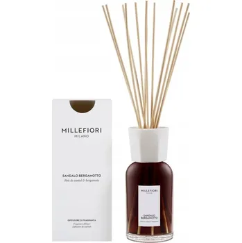 Čajovna Millefiori vonné tyčinky 500 ml SANDALO BERGAMOTTO (Santalové dřevo a Bergamot)