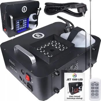 Osvětlovací technika Výrobník mlhy Light4Me JET 1500 LED 2,5 l 1500 W