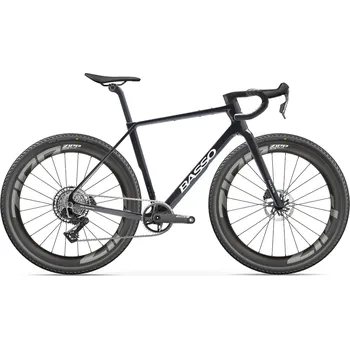 gravel kolo Gravel kolo BASSO-Palta III, Sram Force XPLR AXS, Zipp 303 XPLR S, carbon chrome Černá M