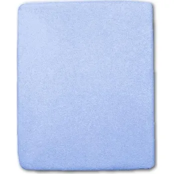 Prostěradlo Froté prostěradlo do postýlky modrá