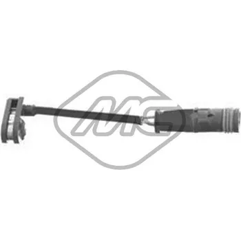 Brzdová destička Výstražný kontakt, opotřebení obložení Metalcaucho 02106