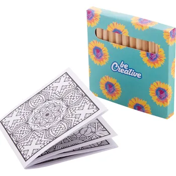 Výtvarná sada sada na vybarvování, mandala - AP716554-D