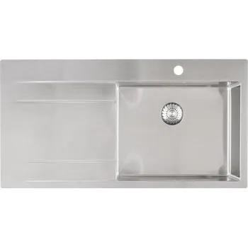 Nerezový dřez SOLIDO 3D dřez CAPP50ABR nerez odkap vlevo