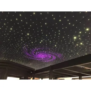 Hvězdné nebe - sada optických vodičů s LED zdrojem, 700ks vláken Teplota světla: RGBW