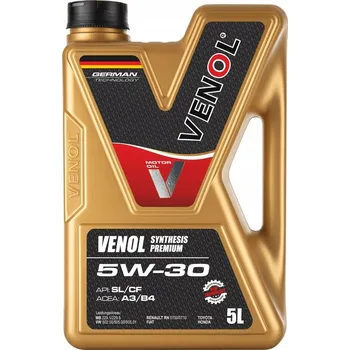 Motorový olej VENOL SYNTHESIS PREMIUM SL CF 5W30 5L