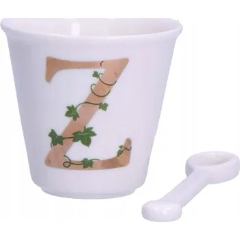 LA PORCELLANA BIANCA UNICO Šálek s lžičkou 75 ml, Vzor Z