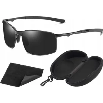 Sluneční brýle Pánské sluneční brýle kovové nerdy vícebarevné UV-400 s pouzdro