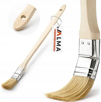 Vrták PLOCHÝ ZAHNUTÝ ŠTĚTEC NA RADIÁTORY S DŘEVĚNOU RUKOJETÍ 25 mm