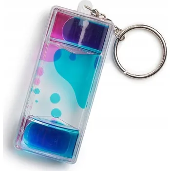 Přívěsek Na Klíče - přesýpací hodiny s barevnou tekutinou mix