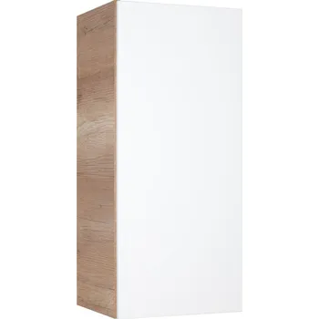 Koupelnový nábytek BPS-koupelny Doplňková koupelnová skříňka nízká Swing WOC N 40, bílá/dub country