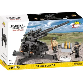 Dětské zboží Německé protiletadlové dělo 10.5 cm Flak 39 COBI 3142 - World War II 1:35