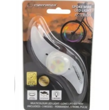 Cyklosvítilna Světlo na kolo do výpletu kola - 3 režimy LED světla