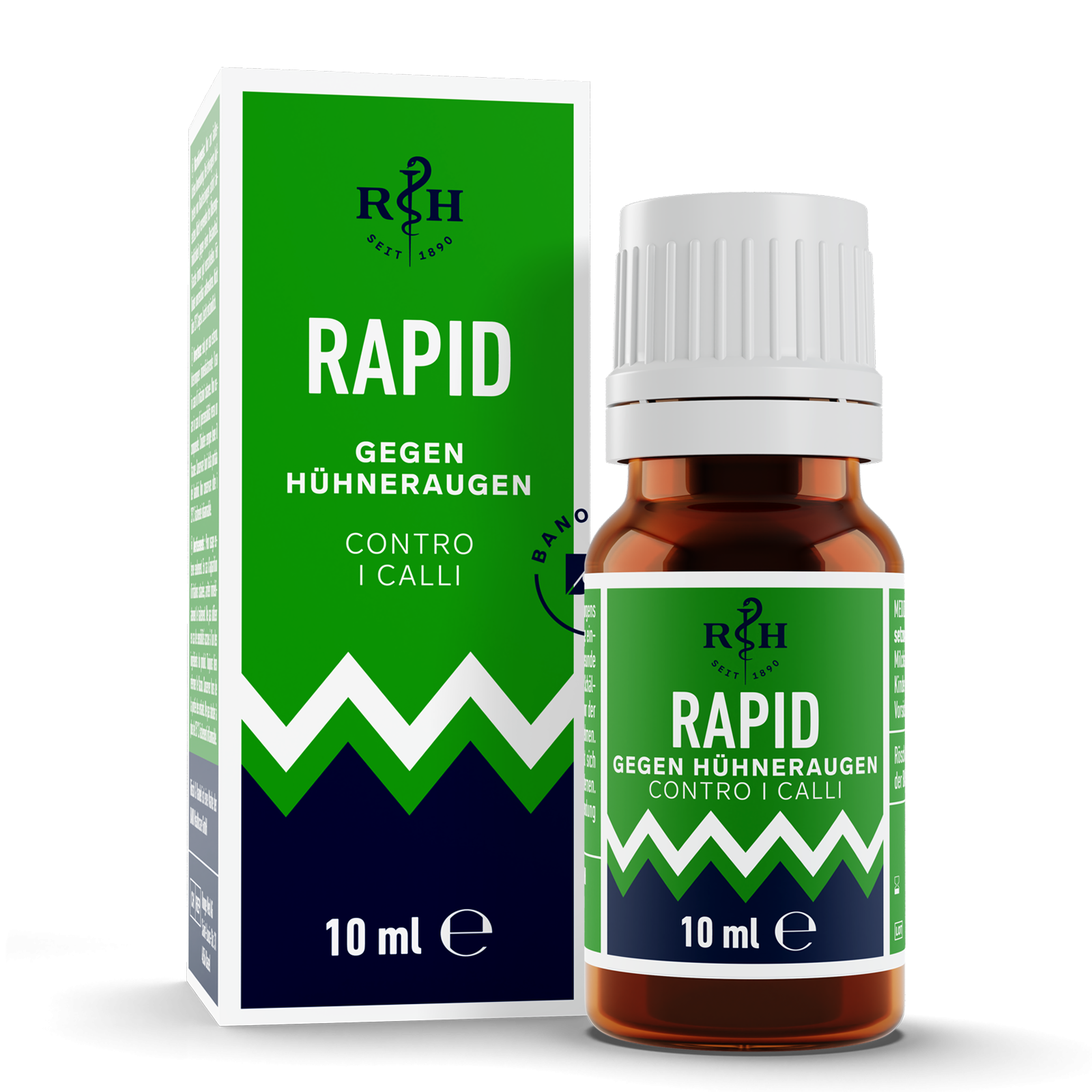 RÖSCH & HANDEL RAPID tinktura na kuří oka 10ml