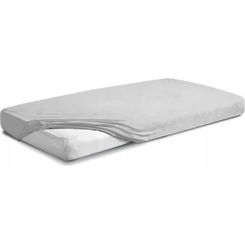 Prostěradlo Froté prostěradlo Premium s gumou 160x200 Šedé