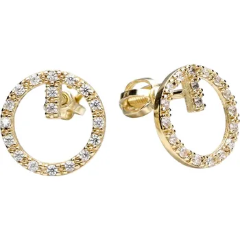 Náušnice Soliter Třpytivé náušnice ze žlutého zlata 239 001 01307 00 + 2 měsíce na vrácení zboží