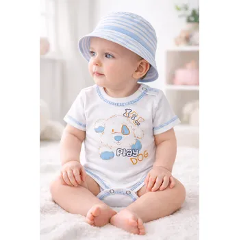 BABY´S WEAR Body pro miminka, krátky rukáv- Play dog Velikost: 56 (0-2m)