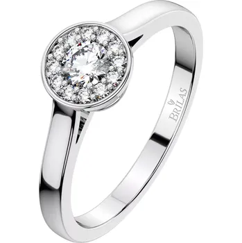 Prsten Zlatovláska Princess White - zásnubní prsten z bílého zlata
