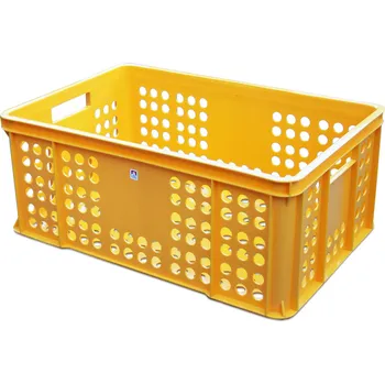 Přepravka na jídlo Plastová přepravka na pečivo žlutá 600x400x250 mm | PETRAplast Barva: Žlutá