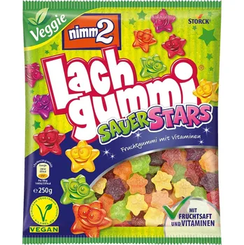 Bonbon Storck Nimm2 Lachgummi sauer stars 250g