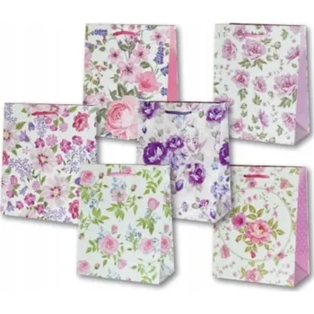 Obraz Ozdobná laminovaná taška PL-2 malá 69 květů / Panorama