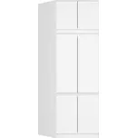 Rohová skříň s nástavcem S100 bílá