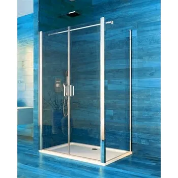 Mereo Sprchový obdélníkový kout LIMA 100x80x190 cm, rám chrom ALU Výplň: čiré bezpečnostní sklo čiré nebo point 6 mm