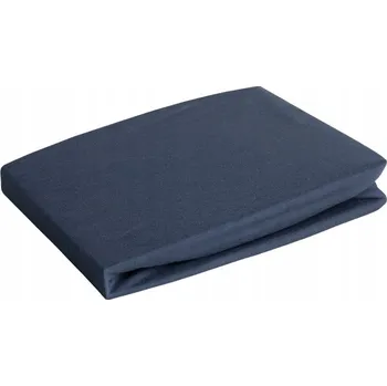Prostěradlo PROSTĚRADLO S GUMOU JERSEY D91 140X200 CM, VÝŠKA 30 CM TMAVĚ MODRÁ