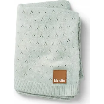 Dětská deka Elodie Details - Dětská deka Pointelle - Mineral Green