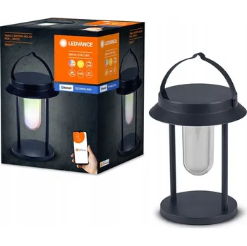 Venkovní osvětlení LEDVANCE SMART+ Venkovní Bluetooth solární stolní lampa, s bílým světlem (3000K)