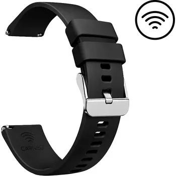 Chytré hodinky Platební řemínek Carneo Pay - černý silikonový, 20mm