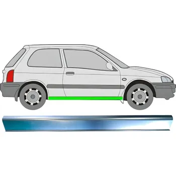 Prah karosérie Opravný plech prahu na Toyota Starlet 1996-1999 / Levá = Pravá (symetrická)