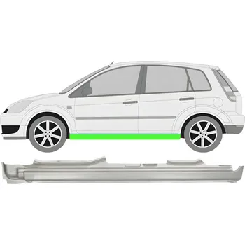 Prah karosérie Kompletní práh na Ford Fiesta 2002-2008 / Levá