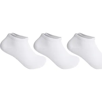 Dámské ponožky XPOSE® Bavlněné kotníkové ponožky - bílé 3ks (vel. 39-42), + Prodloužená možnost vrácení zboží do 50 dnů